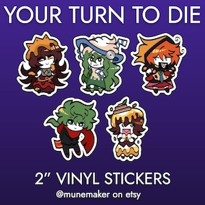 YTTD/Your Turn To Die- Floormasters Stickers