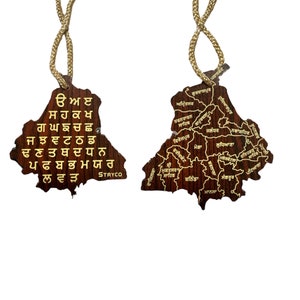 Accrochages de carte du Pendjab