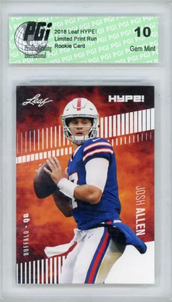 Josh Allen Graded 10 rookie card