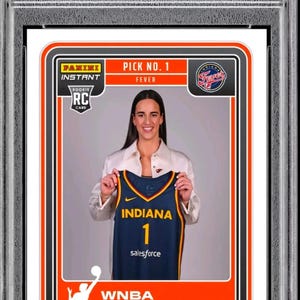 Caitlin Clark WNBA Draft 1st Graded Gem Mint 10 RC Rookie 2024 Panini Instant