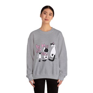 In My Cat Era Unisex Sweatshirt - Cat Lover Crewneck