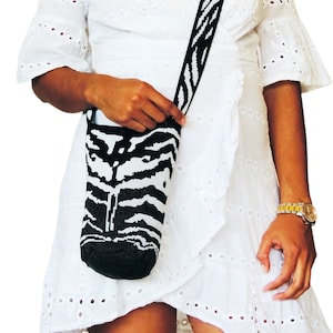 Bolso hecho a mano con mostacillas : Eleva tu look diario con la artesanía colombiana - Pequeño bolso bandolera para mujeres