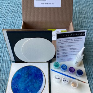 Mondphasen Gemälde Kunst Kit - erstellen Sie ein Originalgemälde