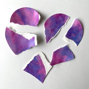 Kintsugi Mended Heart art kit create an original painting to honor your strong, beautiful mended heart. Guided meditation included. image 8