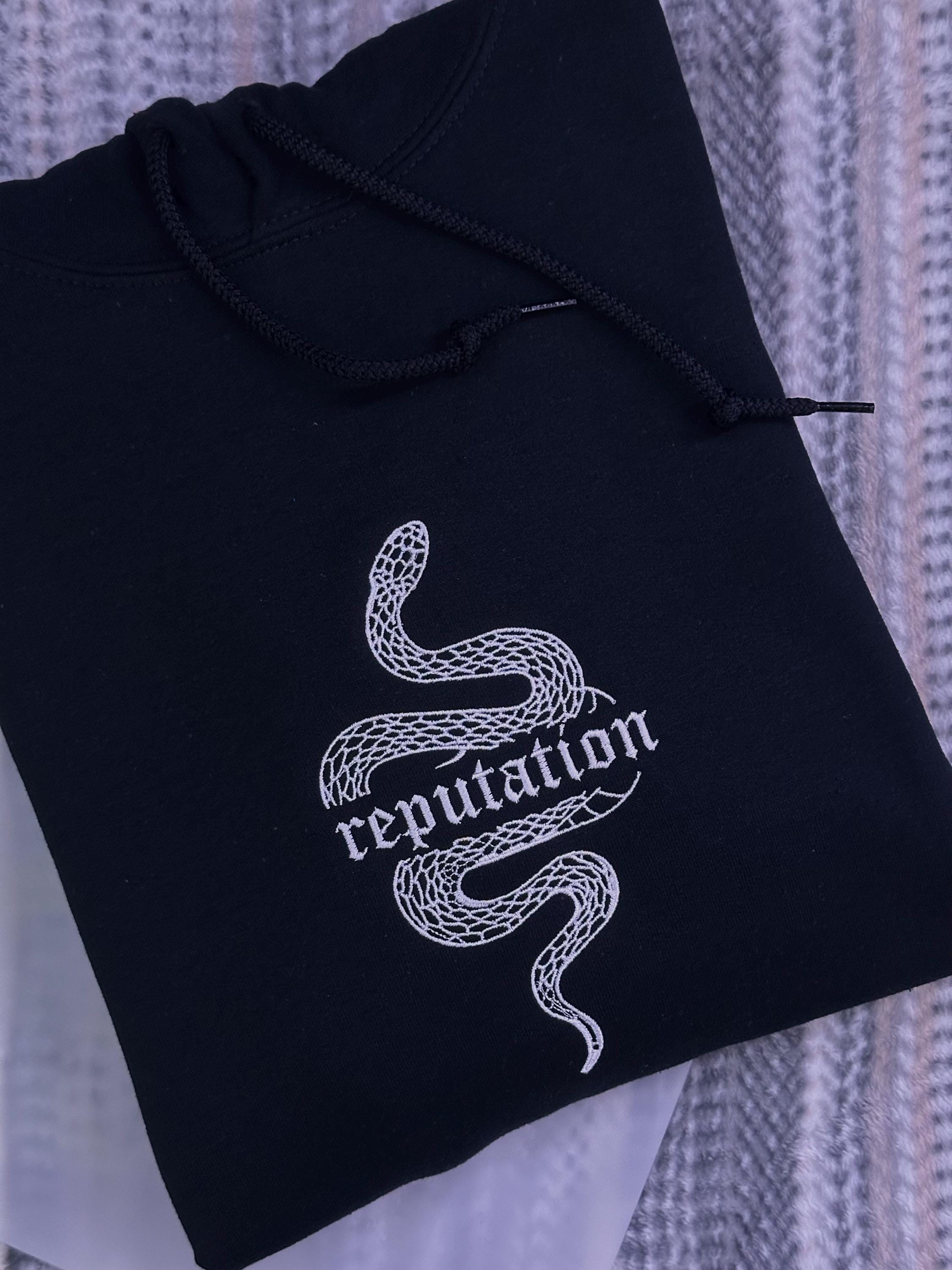 Reputation Taylor Swift embroidered sweatshirts, high quality fleece  Swiftie Merch in variety of colors