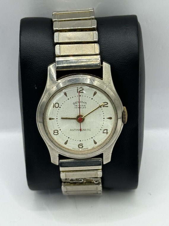 Vintage Genova De Luxe Jewelled Wristwatch Unteste