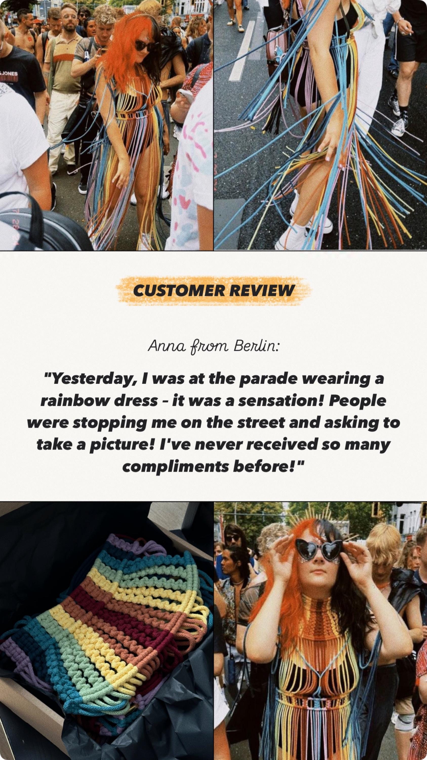 Rainbow Macrame Dress: Boho Festival Rave Outfit - Etsy