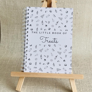 Printed 'The Little Book of Treats' Gift Card Money Book | Fun Foodie | Food Lovers | Indulgent | Sweet Tooth, Takeaway & Dining | A6 Size