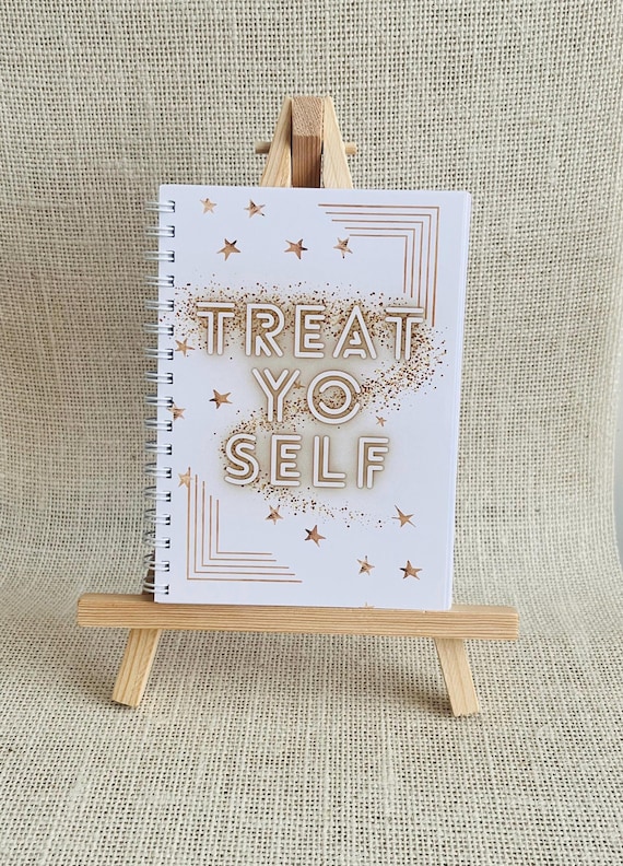 Printed Gift Card Money Book | Perfect Unique Gift | Birthday Celebration | Treat Yo Self Treat Book | Holds Cash & Gift Cards | A6 Size