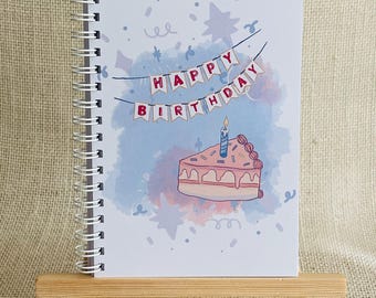 Printed Birthday Gift Card Money Book | Perfect Gift | Thoughtful Unique | Happy Birthday Treat Book | Holds Cash & Gift Cards | A6 Size