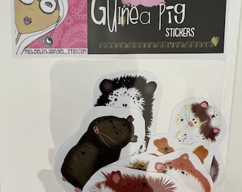 Sticker Pack - Stickers - Guinea Pigs Stickers