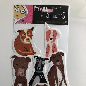 Sticker Pack - Stickers - Dog stickers - Pitbulls