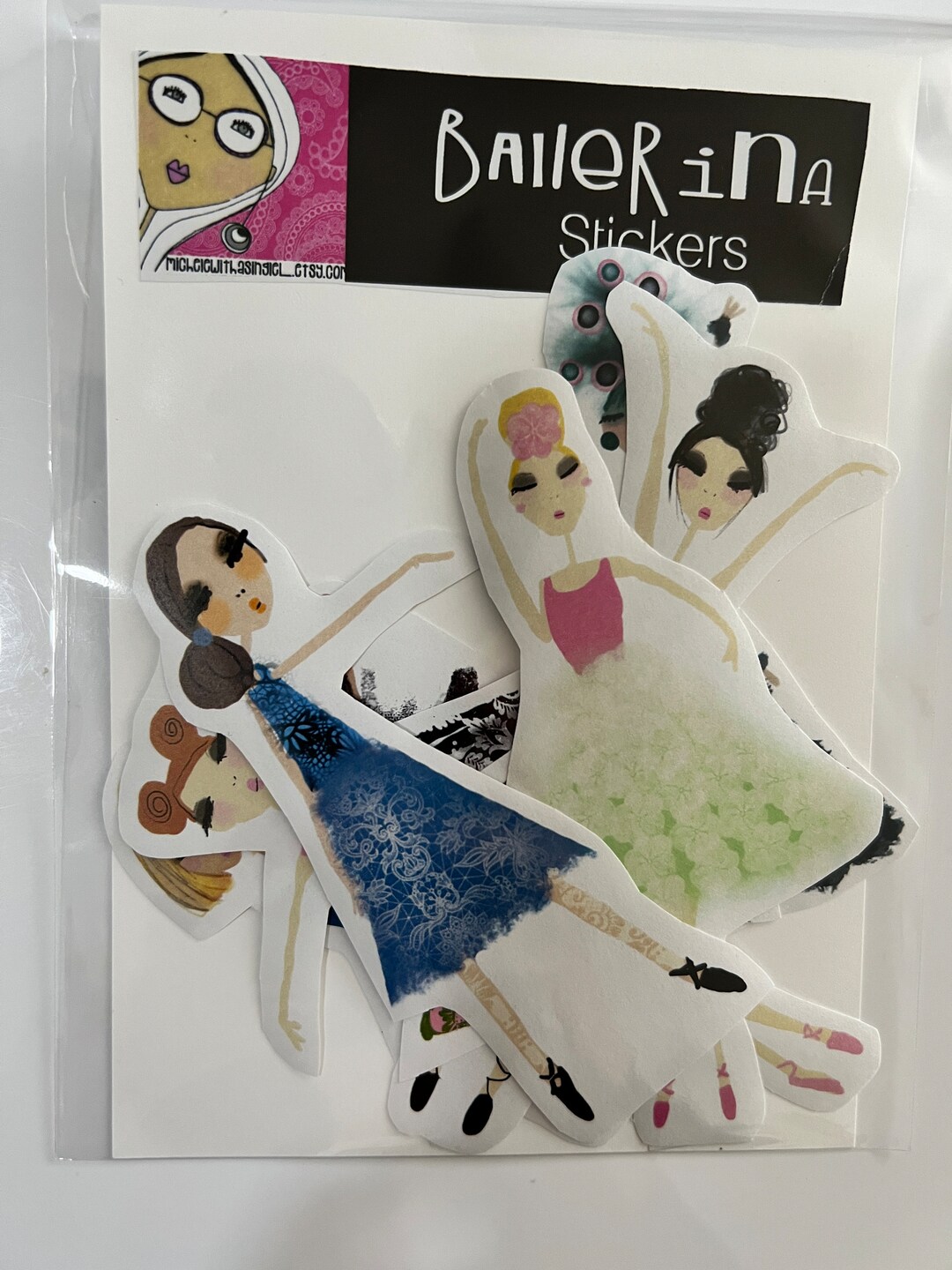 Ballerina Stickers - Etsy