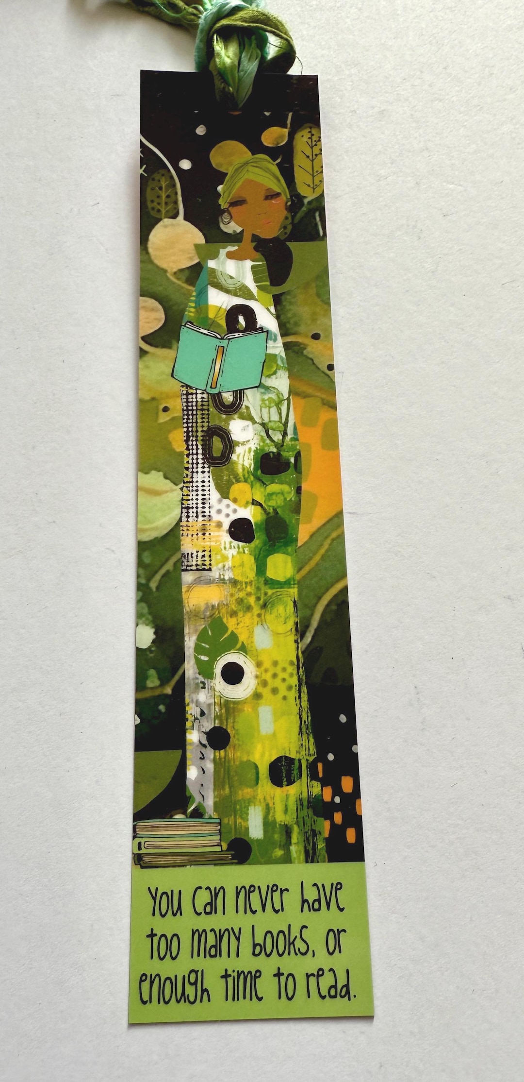 Embellished Laminated Bookmark - for Book Lovers - Etsy