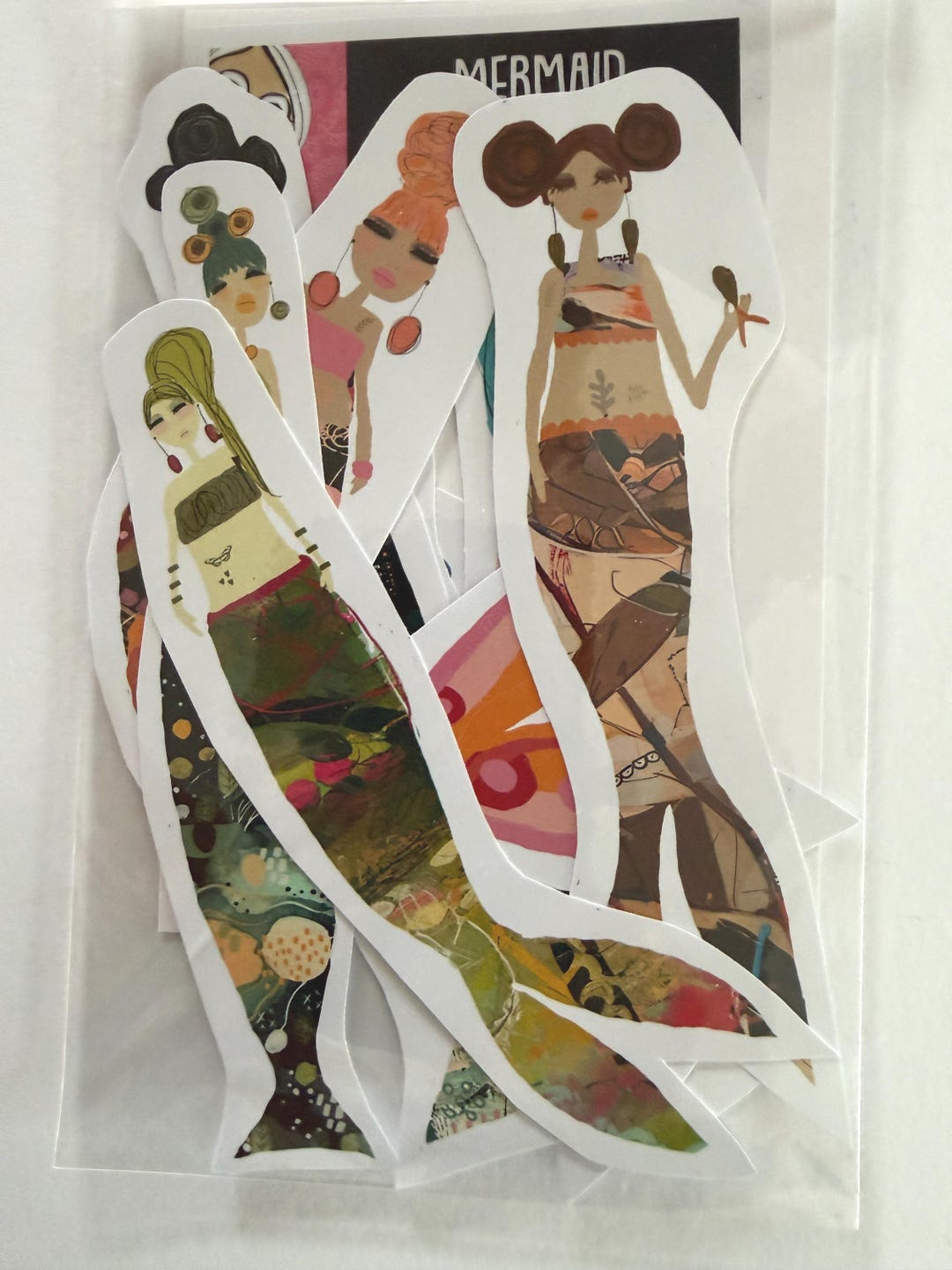 Merinding Sticker Stickers - Mermaid Stickers Set of 8 - Etsy