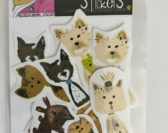 Dog stickers - Yorkies
