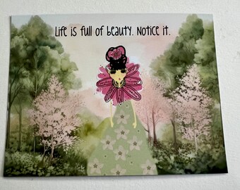 Magnet - Art magnet  - Life is full of beauty.  Notice it.