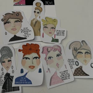 Stickers - Wise Women stickers - Set of 7
