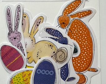 Sticker Pack - Stickers - Rabbit Stickers