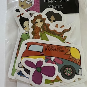 Stickers -Hippy Chick Stickers