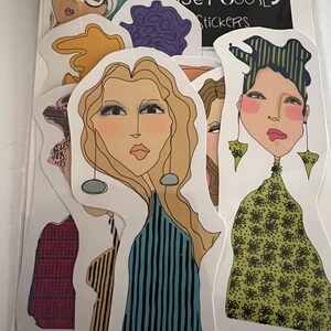 Stickers - Loosey Goosey Gal stickers - Set of 8 stickers