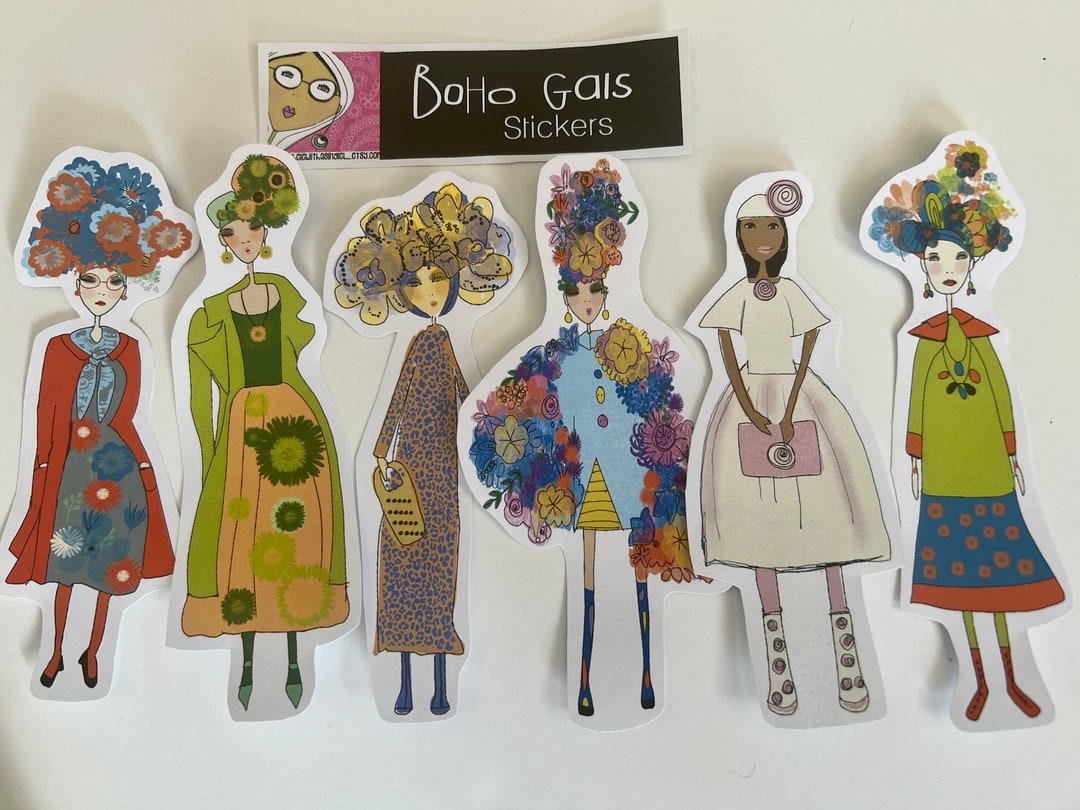 Stickers - Boho Gal Stickers - Etsy