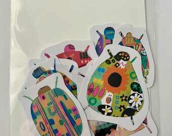 Stickers - Beetle Stickers Set of 10