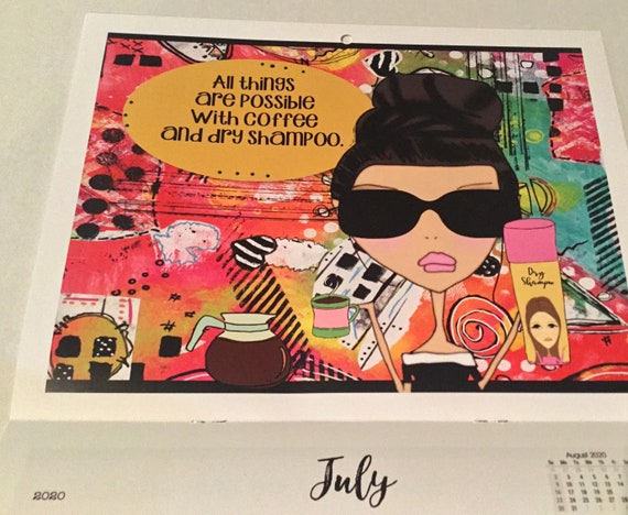 2020 Hair Stylist Calendar Etsy
