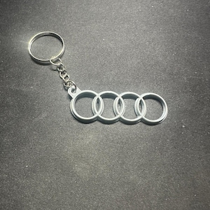 Audi nyckelbricka inklusive nyckelring