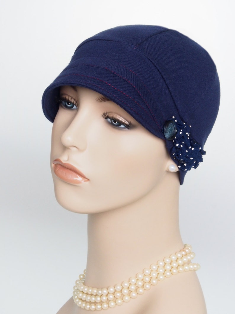 Womens chemo cap for cancer hair loss Lightweight cotton hat Etsy