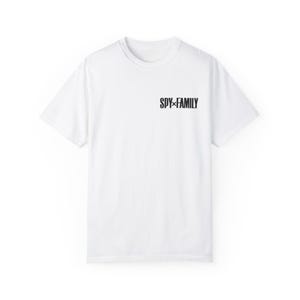 Spy x Family Anime T-Shirt, Unisex Tee for Anime Lovers, Garment-Dyed Tee, Anime Gift, Anime Shirt, Family Anime Shirt, T-Shirt for Anime
