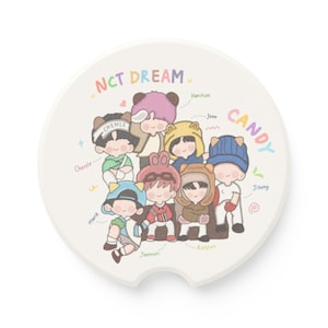 Car Coaster, NCT Dream K-Pop Group Soapstone Card, regalo per gli amanti dei treni, magia del K-Pop, regalo per le feste