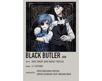 Black Butler Anime Poster Satin Posters (210gsm)