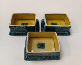 Handcrafted Ceramic Dinner Plates Artisan Ceramic Serving Plates Vintage Style Ceramic Dish Set