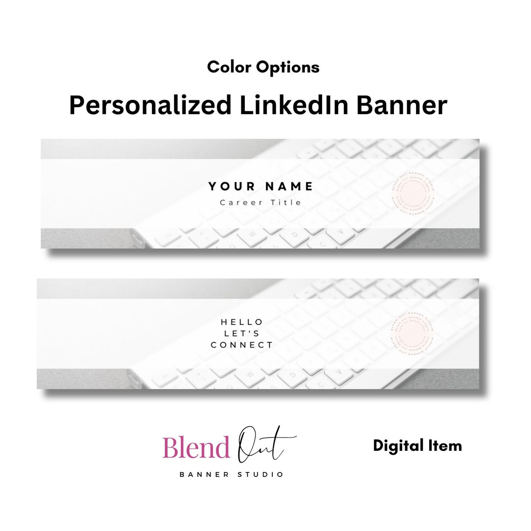 Linkedin Banner Profile Personalized Linkedin Banner Customized ...