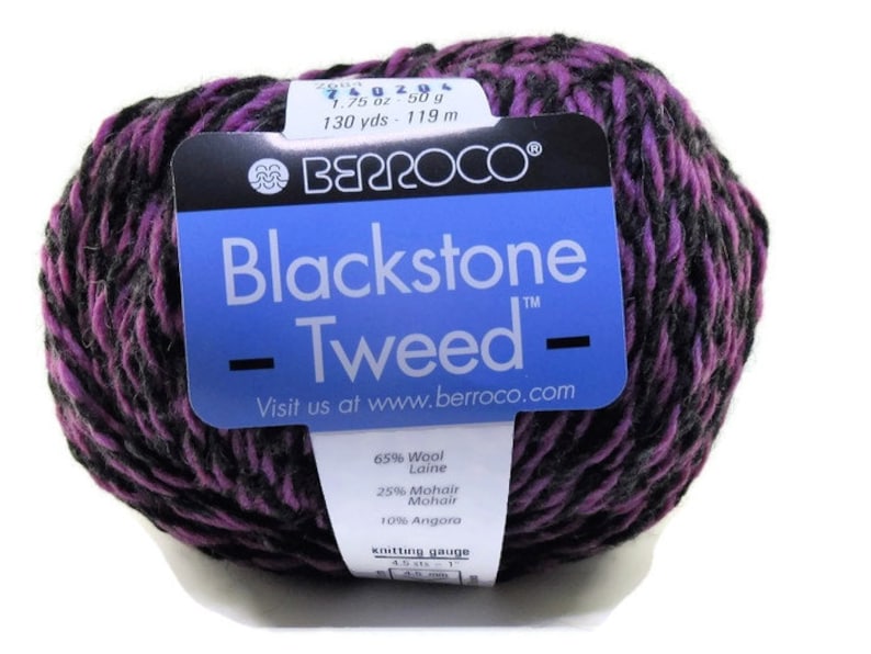 New Berroco Blackstone Tweed 100 Wool Blend Yarn1 BallSeaside 2680