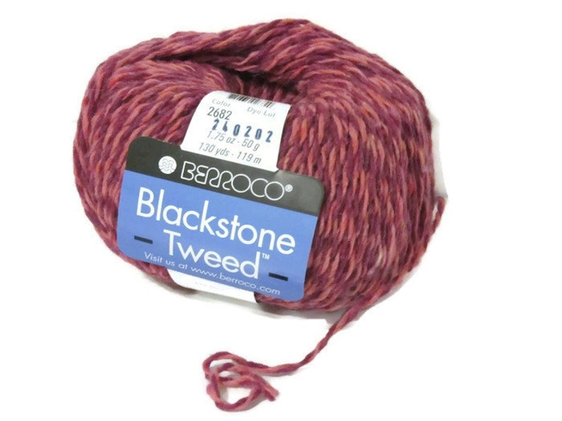 New Berroco Blackstone Tweed 100 Wool Blend Yarn1 BallSeaside 2680