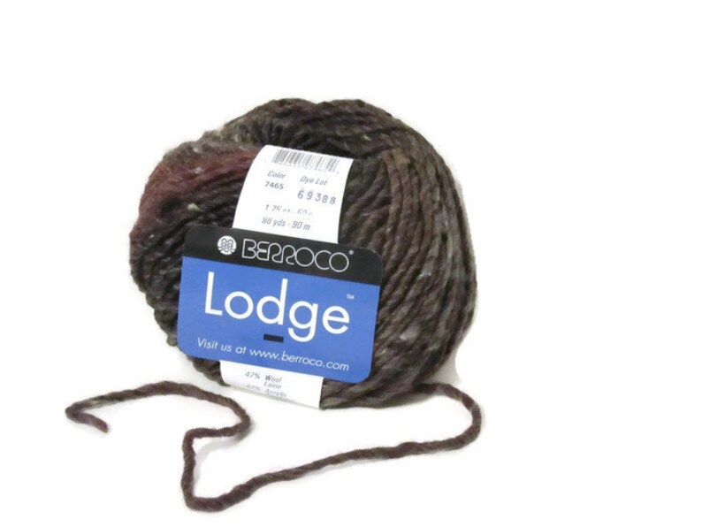 Fiber Arts 7465 Gifts For Her Berroco Lodge Christmas Wool Blend Wool Iron Mountain Yarn Knitting Crochet Women Textiles