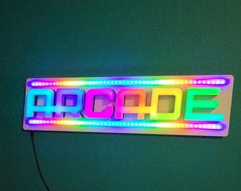 Large Arcade Lighted Sign -  34”