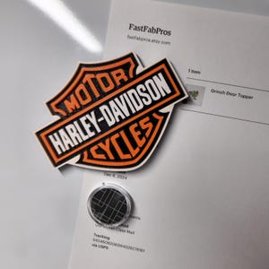 Harley Davidson Magnet, Custom Motorcycle Fridge Magnet, Biker Decor
