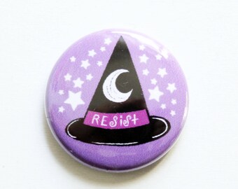 Resistance for Witches One Inch Button