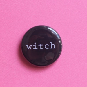 Witch One Inch Button