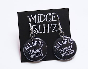 All of Us Feminist Witches Earrings