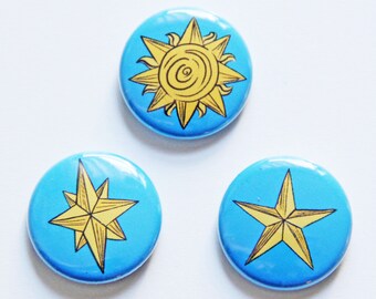 Celestial Button Set in Day