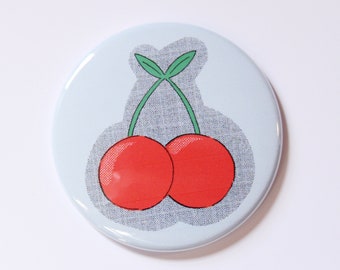 Cherries Pocket Mirror