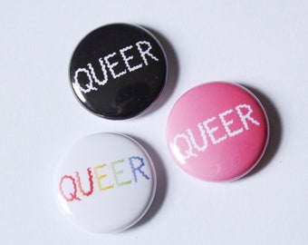 Queer One Inch Button