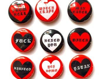 Sour Heart Buttons