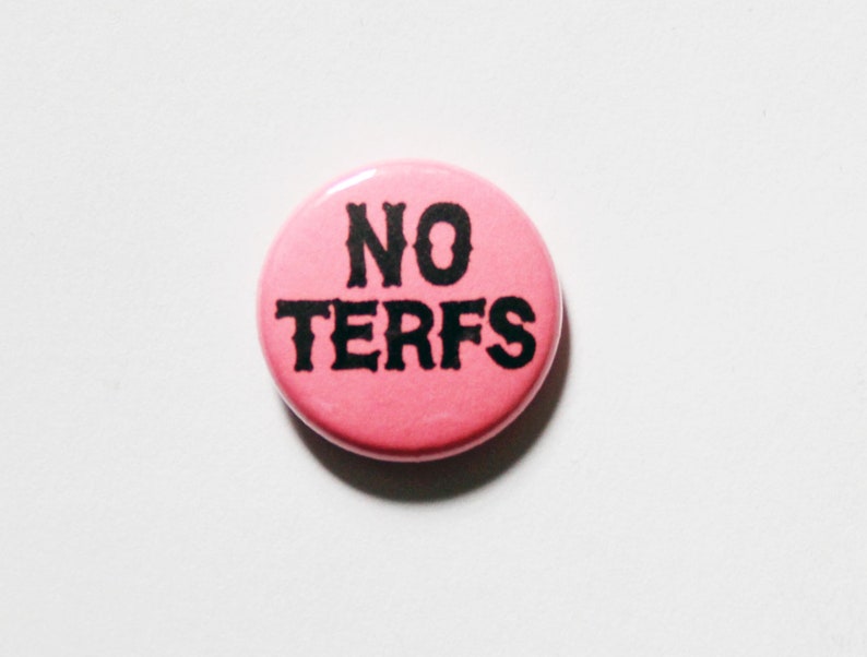 Keine TERFs One Inch Button Bild 2