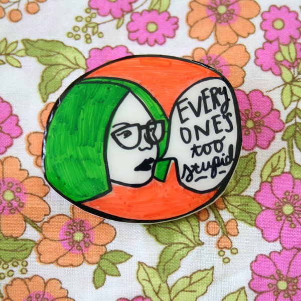 Ghost World Enid Brooch / Pin