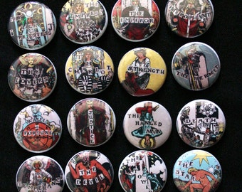 Tarot Collage One Inch Button